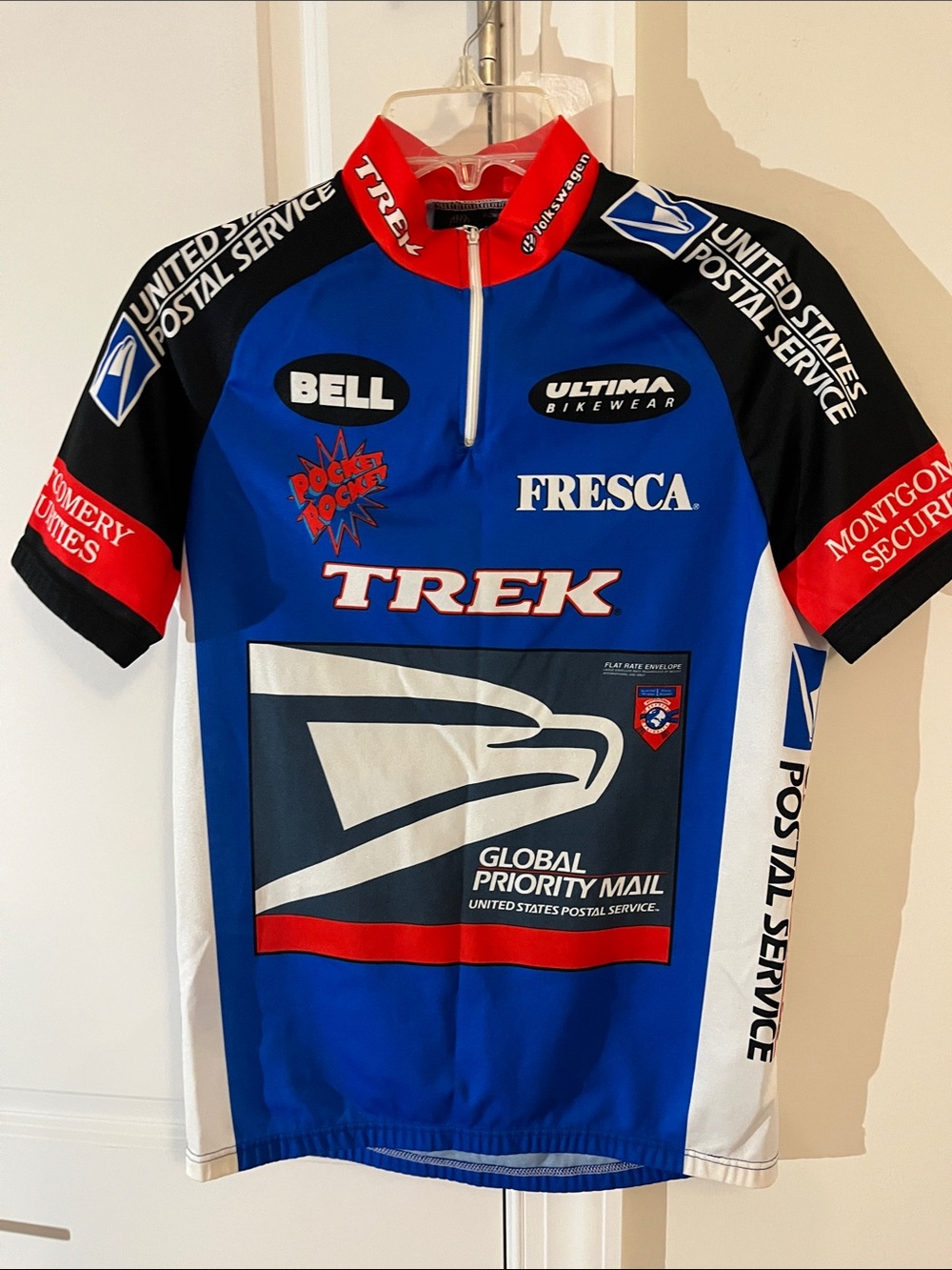 VINTAGE TREK US Postal Service import CYCLING BIKE Racing JERSEY Ultima Italy S4